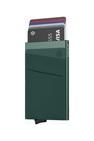 VULKIT Rfid Protected Aluminum Men's Card Holder Wallet