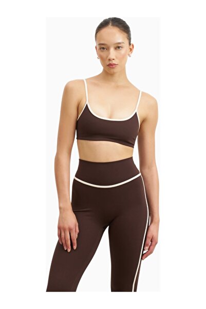 BECAUSE OF ALICE Base Contrast Trim Cami Bra Supportive Sports Bra
