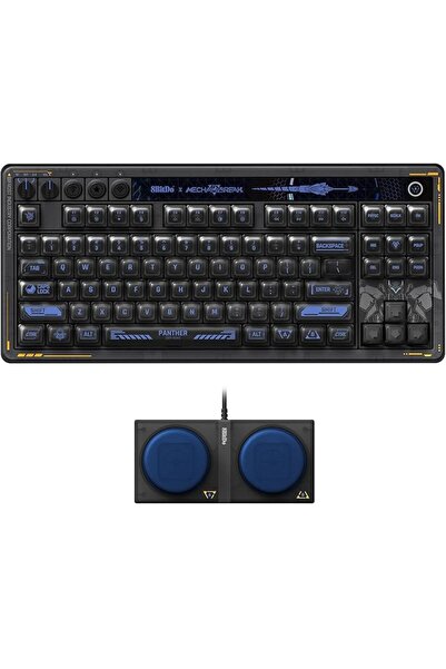 8Bitdo Retro 87 Mechanical Keyboard with Hot-Swappable Kailh Switches, RGB Ba...
