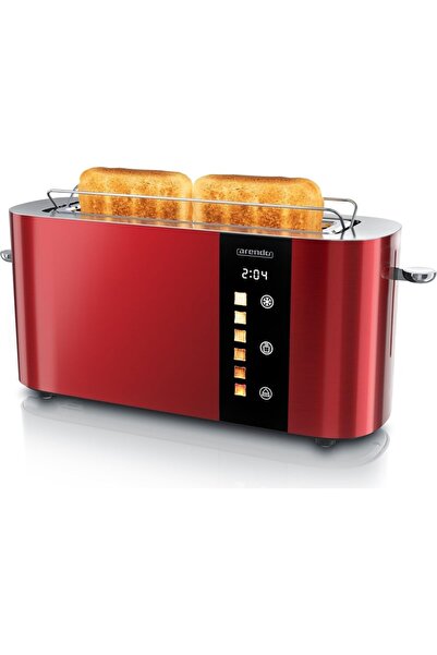 Arendo 2 Slice Stainless Steel Toaster Touchscreen Double Wall Luxury Design