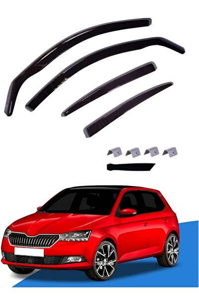 Flexzon Ανεμοθραύστες για SKODA FABIA 2014 - 2021 4 τεμάχια. FZVETRBR0033