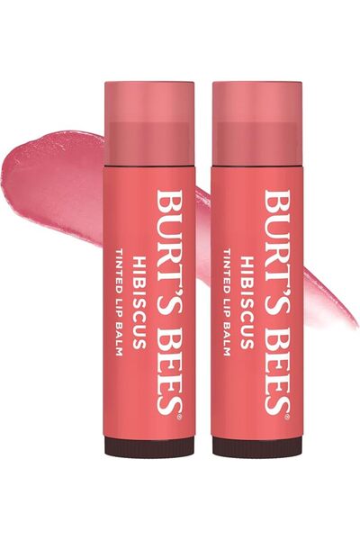 Burt's Bees 100% Natural Tinted Lip Balm, Pack of 2