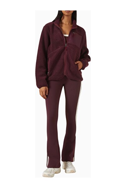 Splits59 Harris Sherpa Fleece Jacket, Stylish, Functional, and Warm Burgundy ...