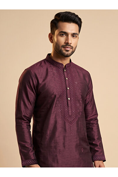 SILK INDIA Men's Kurta Pyjama Set