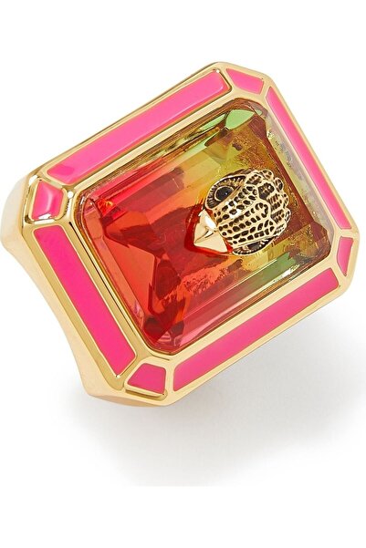 Kurt Geiger Enamel Cocktail Ring, Colorful Enamel and Stylish