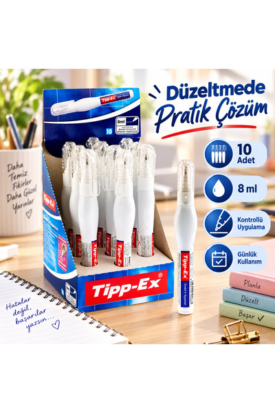 Tipp-Ex Düzeltme Kalemi 10’lu Paket