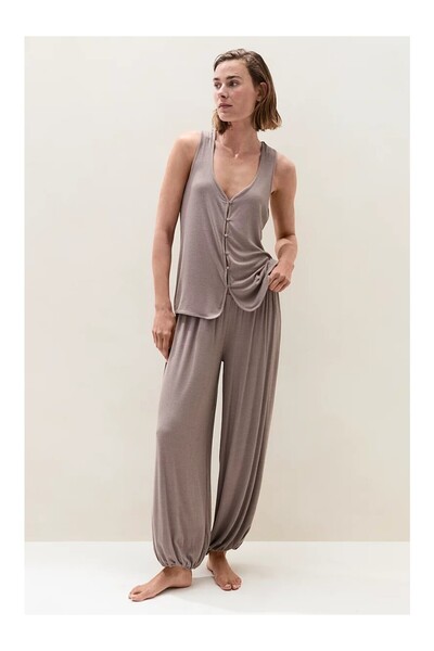 THE WHITE COMPANY Corduroy Shalwar Cut Women's Pajama Set