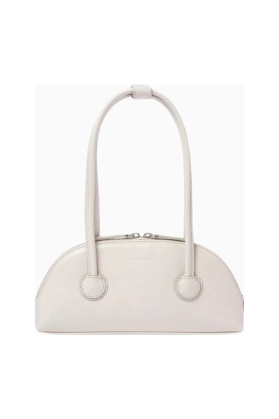 MARGE SHERWOOD Bessette Leather Shoulder Bag, Retro-Inspired Minimalist Luxur...