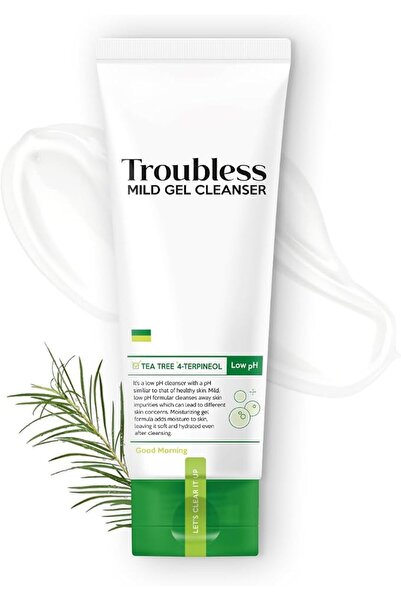 Troubless Mild Gel Facial Cleanser│Moisturizing Face Wash with Tea Tree for S...