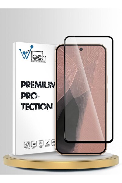 Wtech Screen protector For Google Pixel 11 5G 2026 / Pixel 11 Pro 5G 2026 Premium E2E Series Full Glue Full Cover Tempered Glass Clear/Black