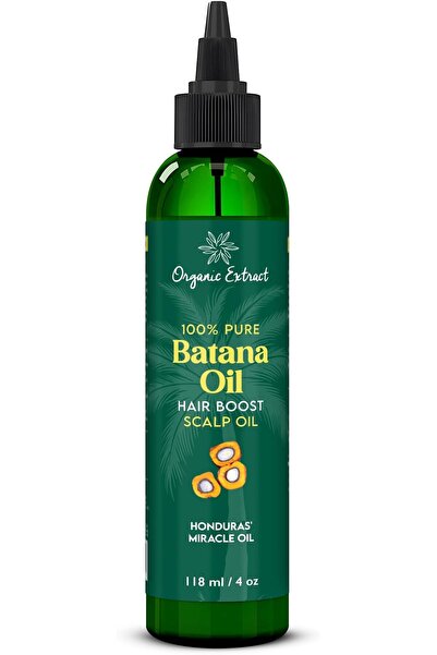 ORGANIC EXTRACT Batana Oil – 4 fl oz / 118ml - Hair Oil from Honduras - Helps...