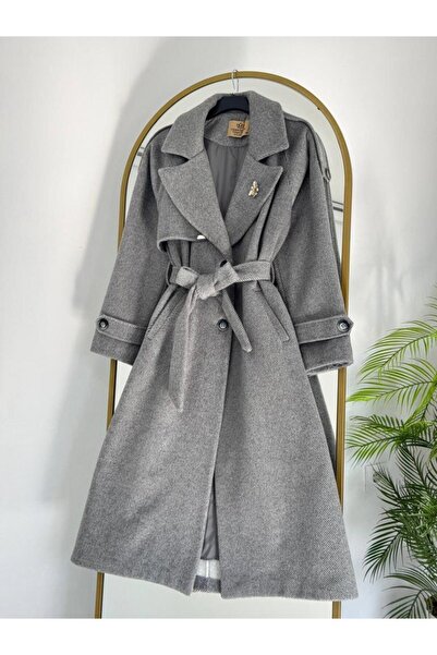 iqraafashion kadın kışlık midi mont g5983