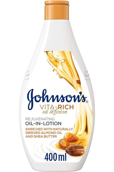 Johnson & Johnson Johnson's Vita-Rich Oil-In-Lotion Rejuvenating Body Lotion,...