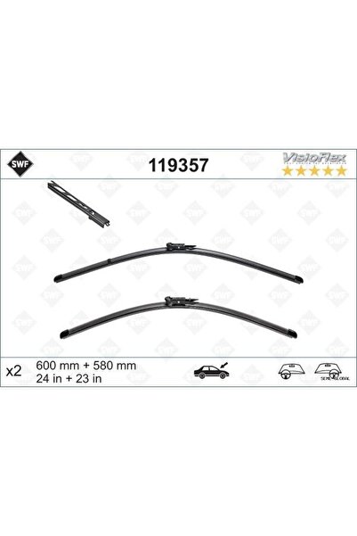 SMGLOBAL SILECEK SUPURGESI 600/580mm SWF (182303) BMW E60
