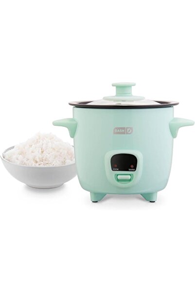 Dash (Rice Cooker, Aqua) - DRCM200GBAQ04 Mini Rice Cooker with Keep Warm, 2 c...