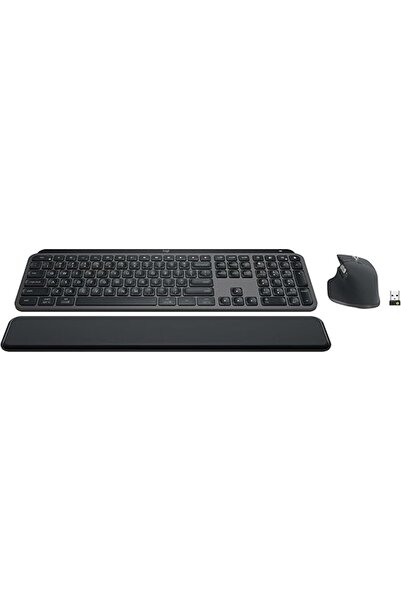 logitech MX Keys S Combo Performance Wireless Keyboard and Mouse - Graphite