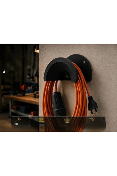 DU&ER Wall-Mounted Cable Holder – Cable Organizer and Fixer Organizer Device