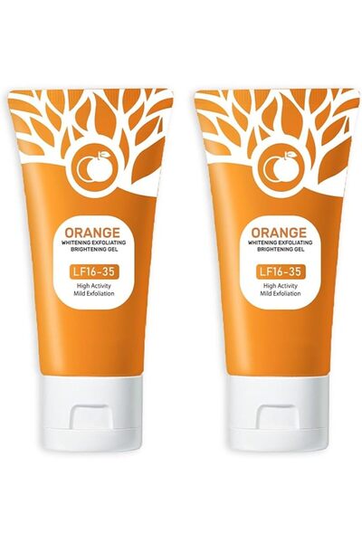 Ezyuanchly Orange Exfoliating Gel, Moisturizing Exfoliating Gel for Face and ...