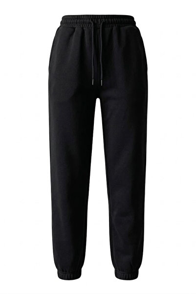 Crep Basic Tracksuit with Elastic Cuffs - Black Black