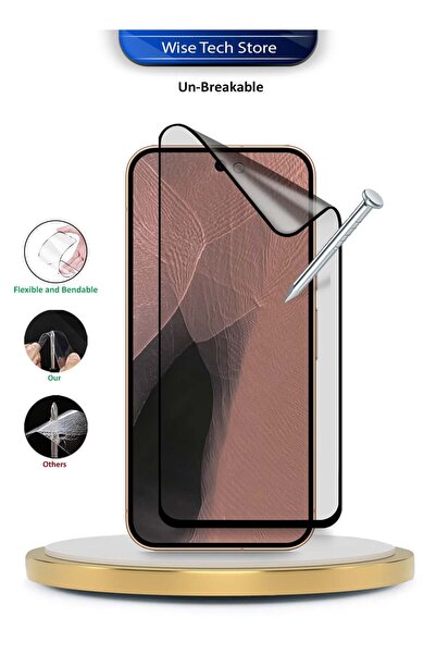 Wtech Screen protector For Google Pixel 11 5G 2026 / Pixel 11 Pro 5G 2026 Premium Nano Ceramic Full Glue Full Cover Matte Flexible Clear/Black