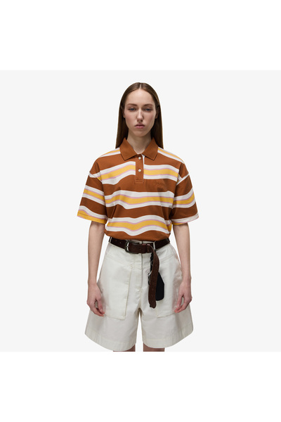 Napapijri E-Niobium Ss Women's Brown Polo