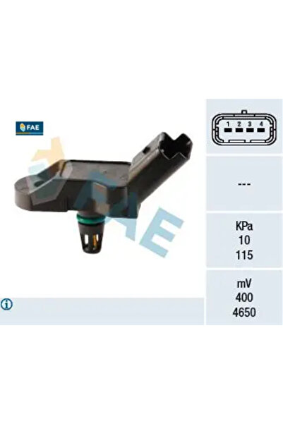 FAE Emme manıfold basınç map sensörü 106-206-207-301-306-307-308-407-p1007-partner-berlıngo- c