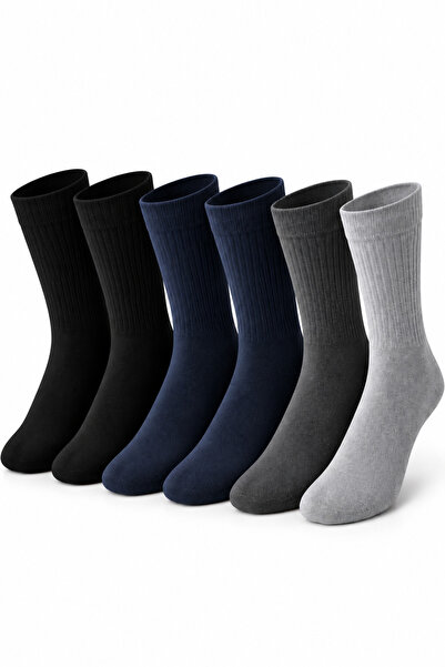 westicgiyim Bamboo Socks 6-Piece Assorted Pack Non-Elastic Non-Squeezing Men'...