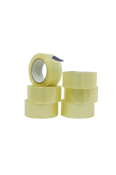 WOD Tape شريط تغليف شفاف CST18RA - 2 بوصة × 55 ياردة لكل لفة (6 لفات)