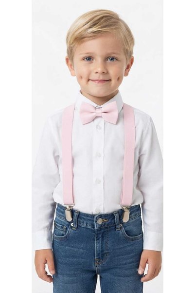 Masal Dünyası Bursa Boy's Trouser Suspenders and Bow Tie Set