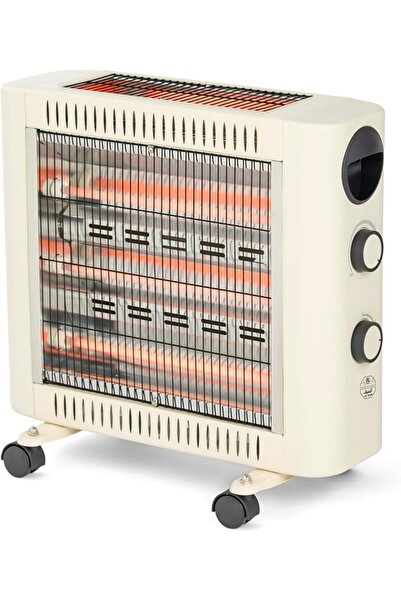 ALSAIF 2000W Electric Quartz Heater with wheels, automatic overheat protectio...