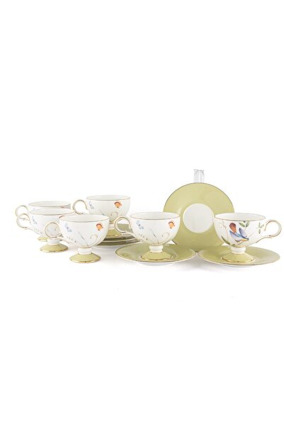 Generic Brand Green Garden 2-Piece Coffee Cup Set 90Cc Kitchen > Boutique Por...