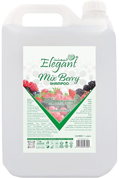 AFS Elegant Elegant Mixed BERRY Shampoo – 5 Liter REFILL – Moisturizing Shamp...