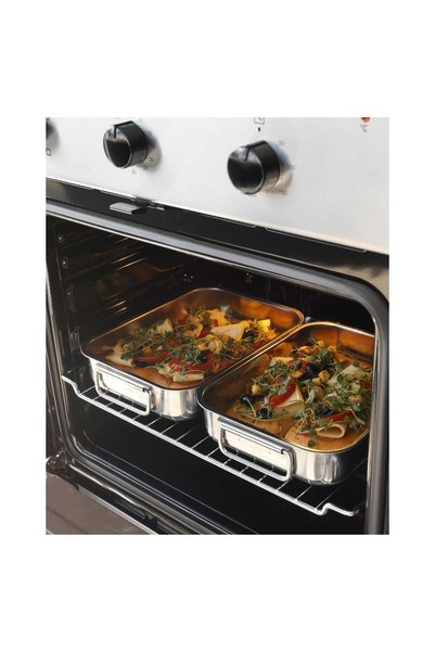IKEA Koncıs Oven Dish Stainless Steel 26X20 cm