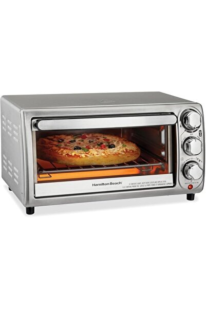 Hamilton Beach 31143 Toaster Oven, Silver, 4-Slice