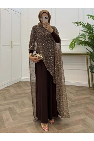 NURQA PAYETLİ PELERİNLİ SANDY TULUM