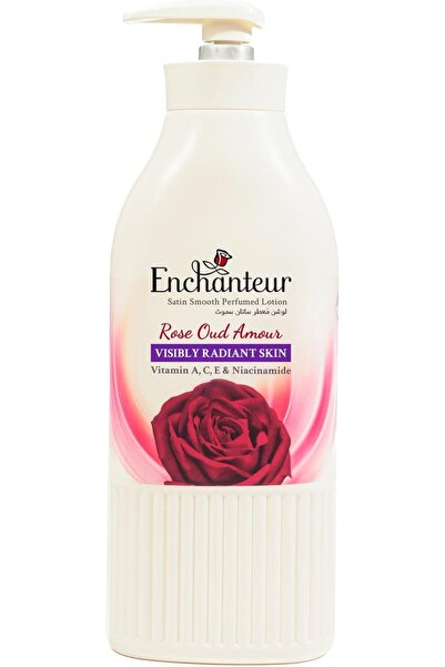 ENCHANTEUR لوشن ساتان سموث المعطر - روز عود، مظهر جديد وتركيبة محسنة، غني بال...