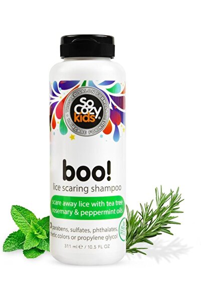 SO COZY SoCozy Boo! Lice Scaring Shampoo For Kids Hair, Effective Lice Treatm...