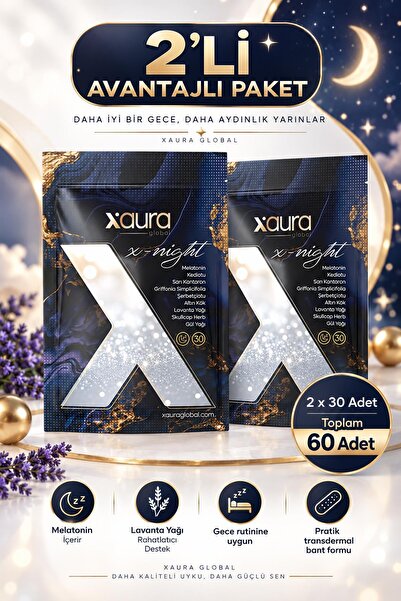 xaura X-Night 30'lu Transdermal Bant 2 Adet