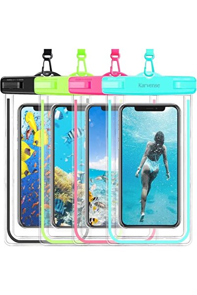 GENERAL Waterproof Phone Pouch, Karvense Universal Waterproof Phone Case, Cel...