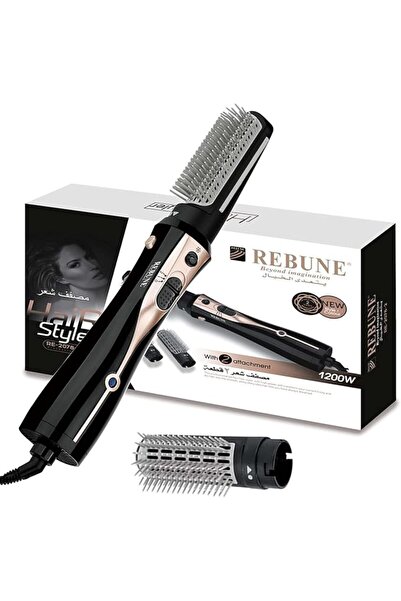 rebune New RE-2078-2 1200W Hair Styler 3 In 1 Hot Air Styler One Step Negativ...