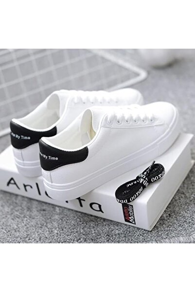 Generic Women's Sneakers Breathble Vulcanized Shoes Pu Leather Platform Sneak...