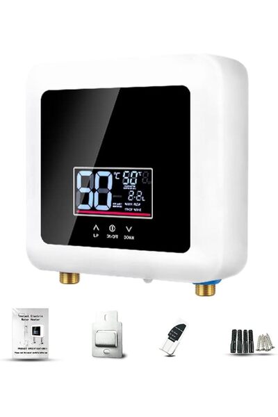 Generic Instant Water Heater 7500W Mini Electric Tankless Water Heater Wall-M...