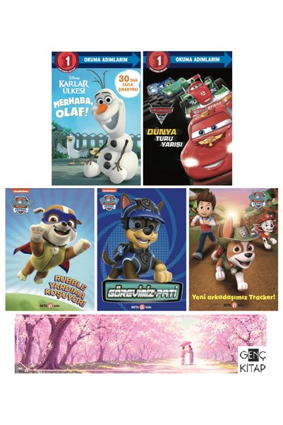 Beta Yayınları Disney Arabalar - Karlar Ülkesi - Paw Patrol Okul Öncesi ve 1....