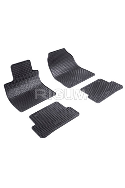 Rigum Ελαστικά πατάκια αυτοκινήτου 902105 για Renault Clio IV και Grandtour 2...