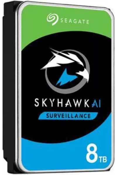 Seagate HDD 8TB 7200RPM 256MB SkyHawk AI SATA3