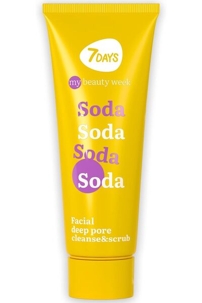 7DAYS My Beauty Week Facial Deep Pore Cleanse & Scrub Soda, 80 Ml