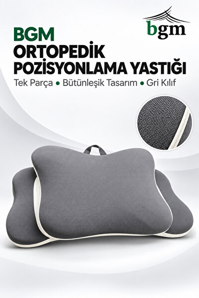 Ortopedik Pozisyonlama Yastığı - Gri Kelebek Yastık