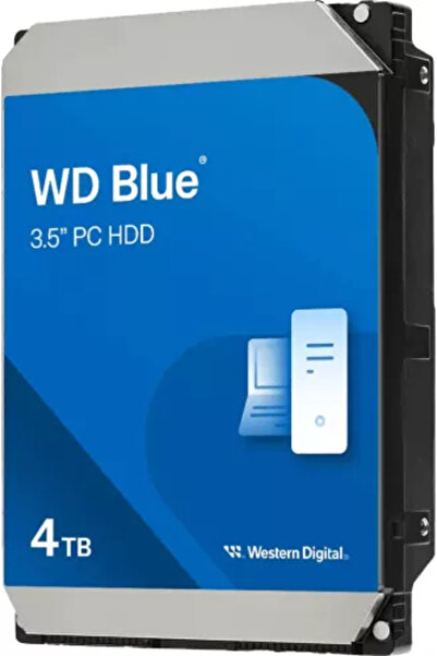 WD HDD 4TB 5400RPM 128MB Blue SATA3
