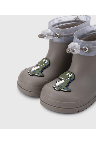 IGOR W10323-050 Mendi Dino Παιδικά Μποτάκια Βροχής Καφέ/Σωληνάριο