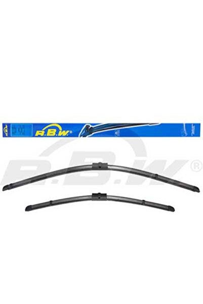 Rbw Frameless front wiper set R.B.W. 90704, 650/530 mm, 2 pieces